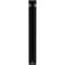 Ekena Millwork Galveston Wrought Iron Bracket, (Single center brace), Powder Coated Black 1 1/2"W x 7 1/2"D x 10"H BKTM01X07X10SGL - alternate 6